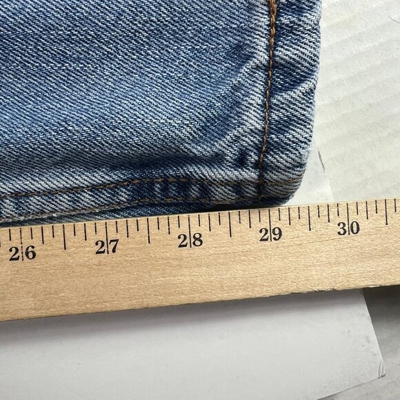 Y2K Levi's Jeans Men's 34x29* 560 Comfort Loose Fit Tapered Blue Denim Tag 35x30 - Picture 12 of 16